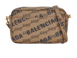 Signature Camera Bag, Canvas, Brown, 2762, DB, 3*